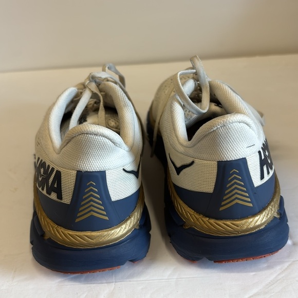 Hoka One One Clifton 7 Cream Mesh upper Running Shoe - Picture 4 of 8